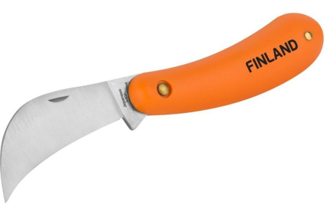 Купить Нож садовый с изогнутым лезвием нерж сталь Finland ЦИ 1452 фото №1