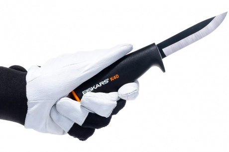 Купить Набор Fiskars: Топор Х7 + точилка для топоров и ножей + нож К40 фото №13